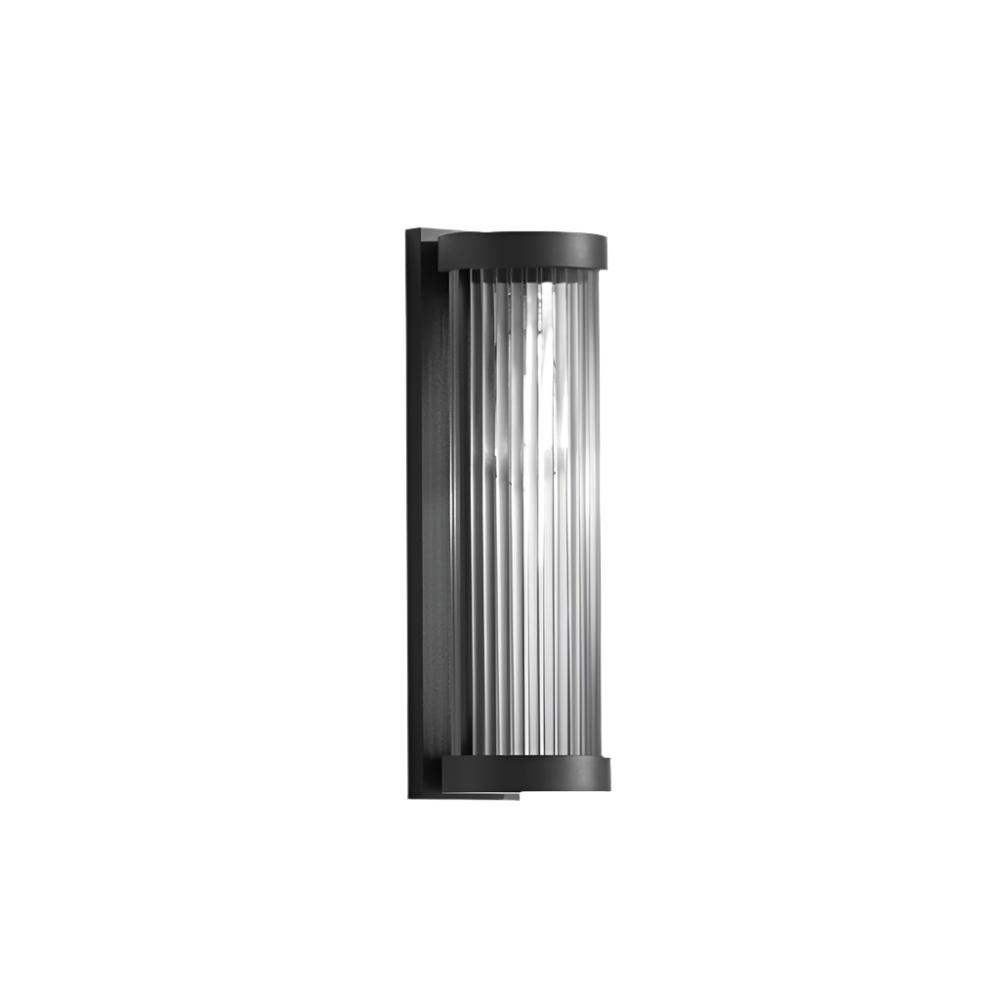 Industrial Metal Outdoor Wall Sconce Ferenth – Lifestyle View 3