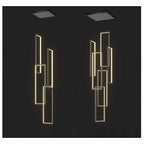 Nordic Rectangular Frame LED Chandelier Daldon – 3-Frame vs 6-Frame Configuration