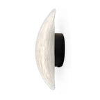 Tenzora wall sconce side profile, Black backplate
