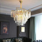 Hand-Blown Crystal Teardrop Chandelier Cermon – Product Detail 8