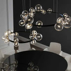 Hand Blown Glass Chandelier Cerion – Lifestyle View 4