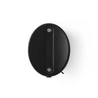 Tenzora wall sconce Black backplate rear view without shade