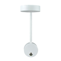 Pivoting Aluminum Disc Wall Sconce Alerion – White Finish
