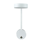 Pivoting Aluminum Disc Wall Sconce Alerion – White Finish