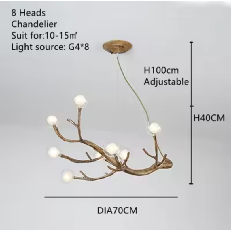 Modern Trendy Chandelier Carlux