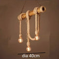 Organic Bamboo Wood Chandelier Dorion – Product Detail 6