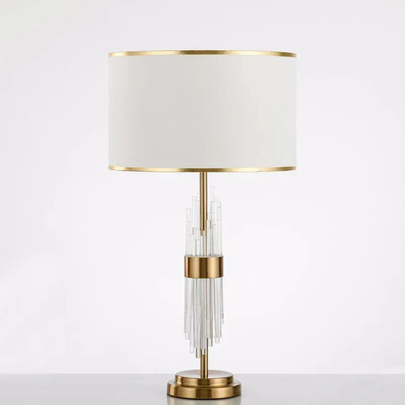 Minimalist Fabric Shade Table Lamp Velantis – Product Detail 6