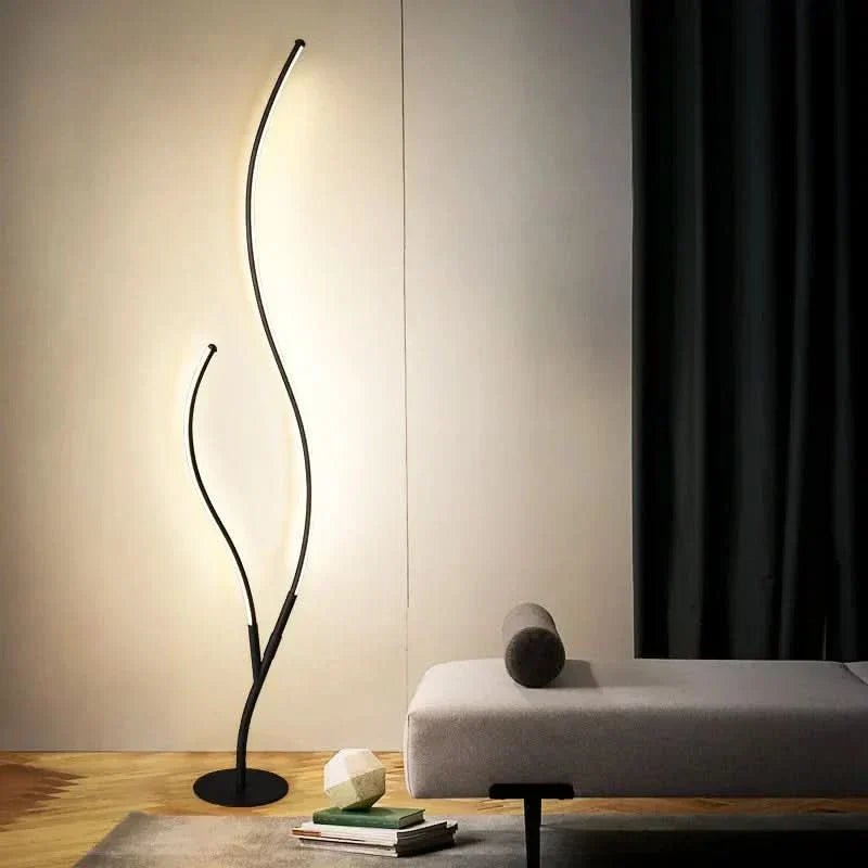 Sinuous Aluminium Branch Floor Lamp Ativo – Product Detail 5