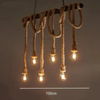 Organic Bamboo Wood Chandelier Dorion – Hero Shot