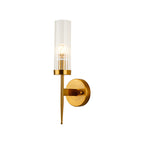 Ribbed Glass Aluminum Wall Sconce Aslon – Product Detail 9