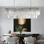 Stainless Steel Linear Chandelier Corveaux – Hero Shot