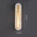 Hand-Finished Copper Marble Wall Sconce Helvor – Product Detail 6