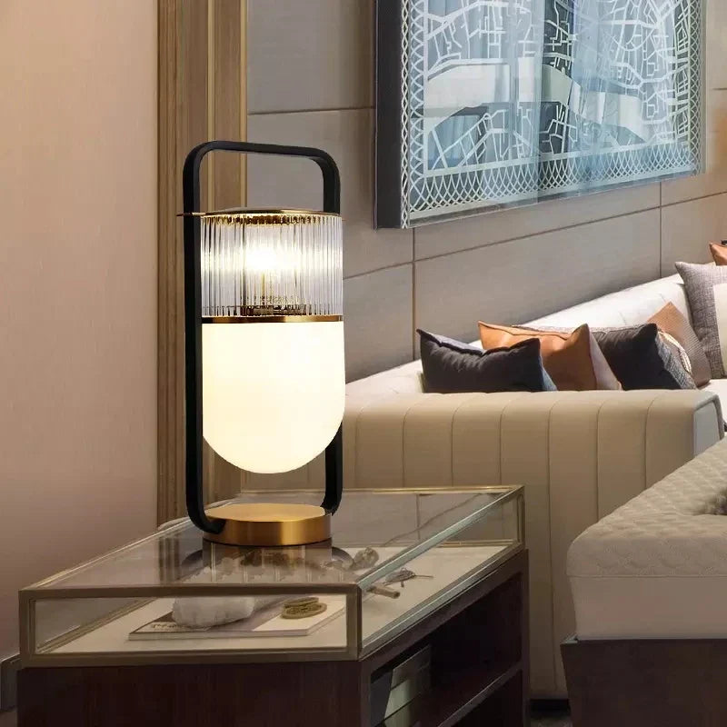 Contemporary Sculptural Bedside Lamp Cavrel – Hero Shot