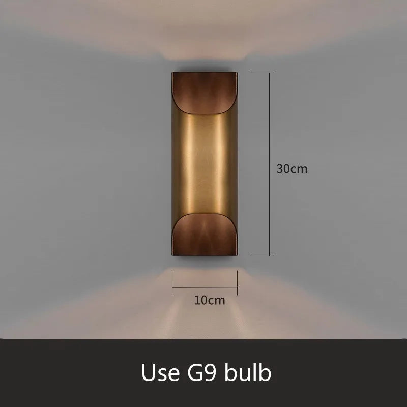 Hand-Finished Copper Wall Sconce Firmorn – Lifestyle View 3