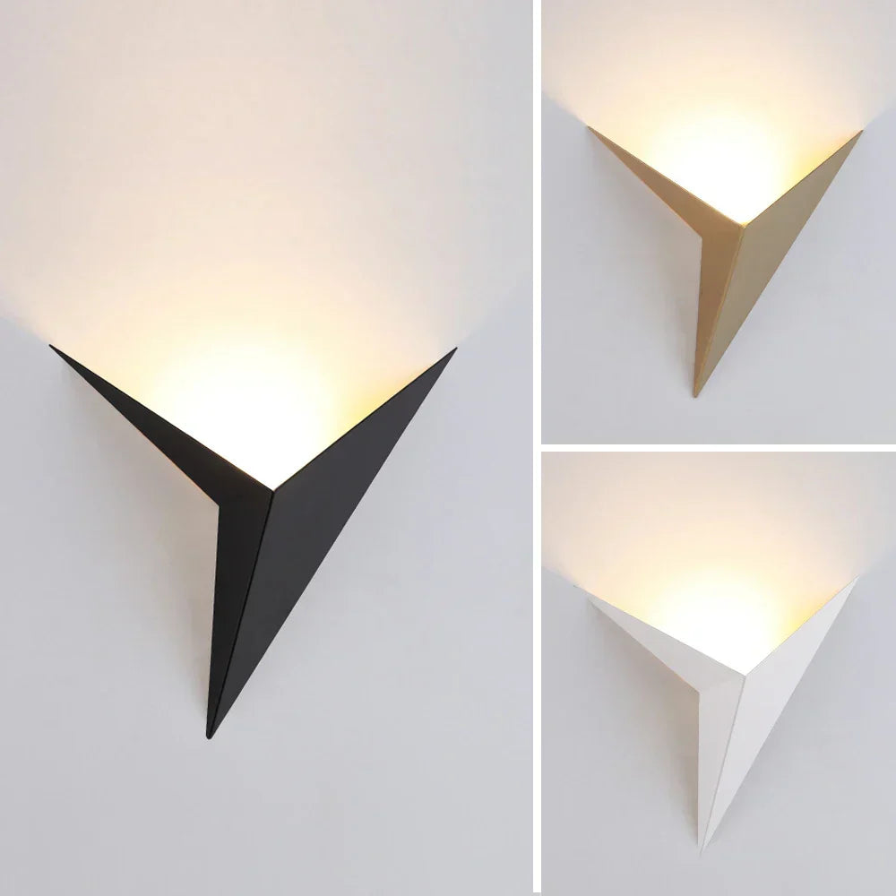 Geometric Triangular Gold Wall Sconce Kalmon – Product Detail 10
