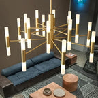 Mid-Century Sputnik Chandelier Radex – Lifestyle View 4