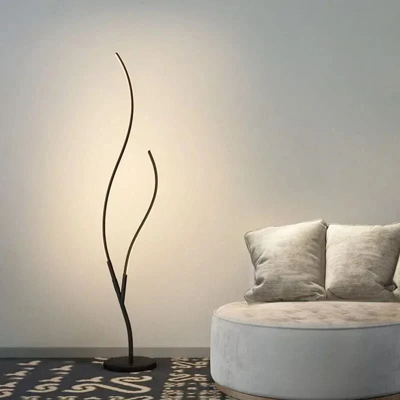 Sinuous Aluminium Branch Floor Lamp Ativo – Product Detail 6