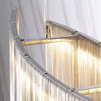 Metal Chain Tassel Chandelier Celsira – Frame Detail