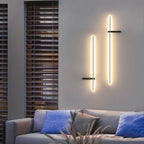 Elixora Linear Outdoor Wall Light - Black finish