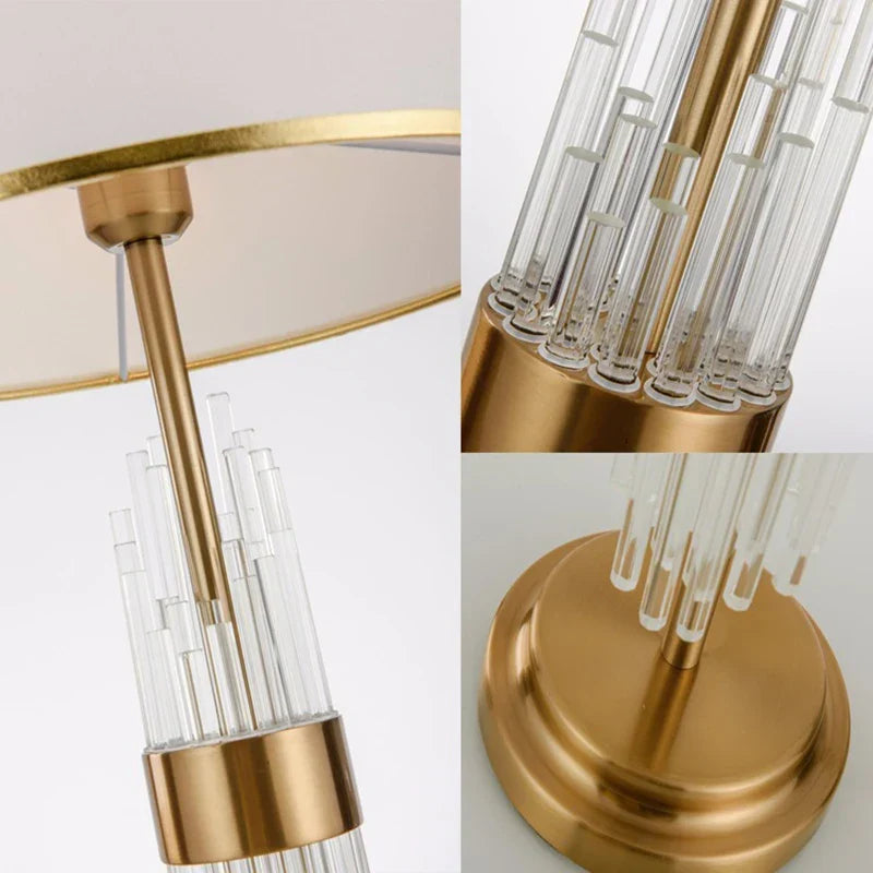 Minimalist Fabric Shade Table Lamp Velantis – Product Detail 5