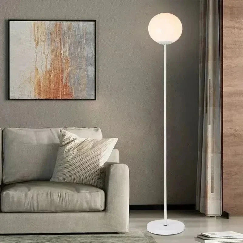 Celnox floor lamp - styled in a bedroom setting