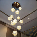 Silver Glass Chandelier Dalera – Product Detail 7