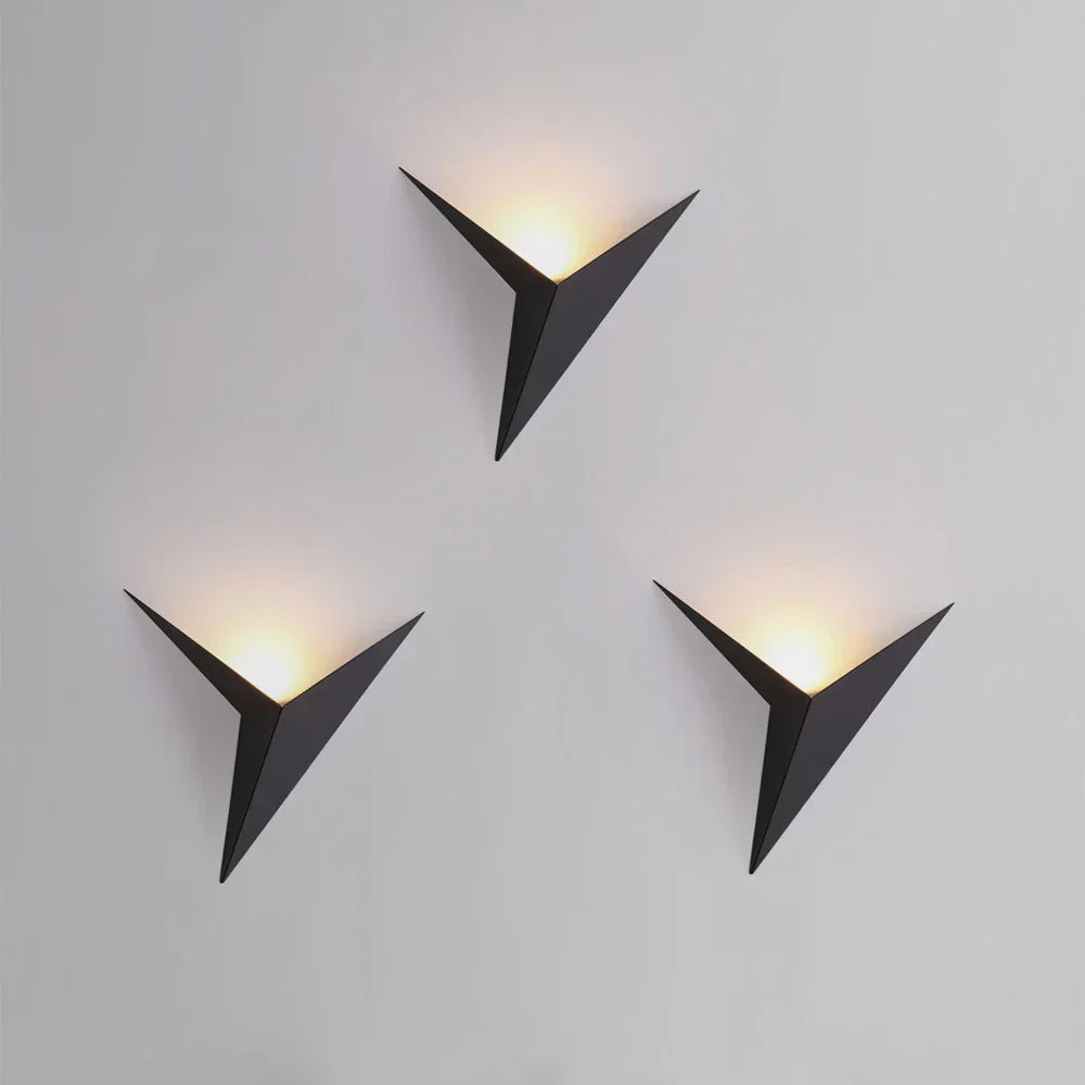 Geometric Triangular Gold Wall Sconce Kalmon – Product Detail 11