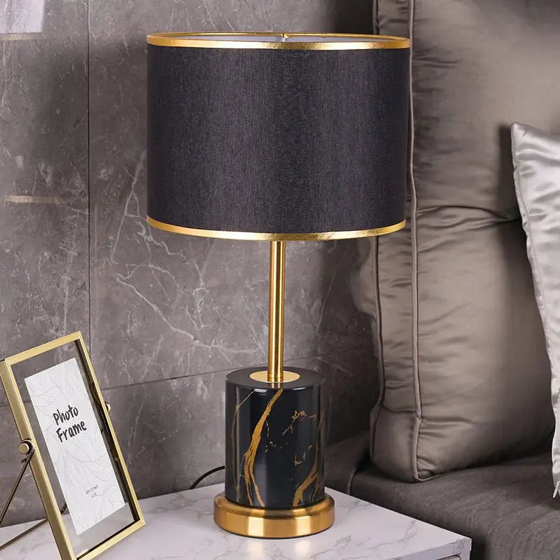 Premium Fabric Touch Bedside Lamp Cellon – Hero Shot