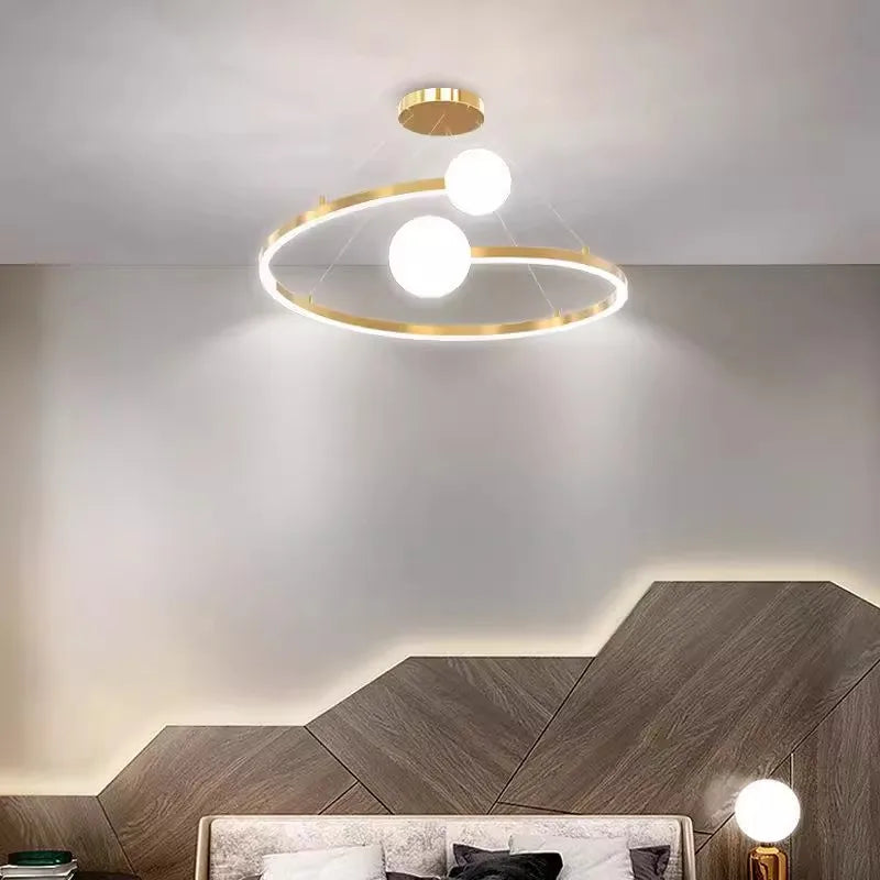 Contemporary Aluminum Disc Chandelier Dalvera – Hero Shot
