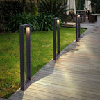 Sculptural Aluminum Arc Outdoor Light Ersello – Product Detail 6