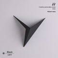 Geometric Triangular Gold Wall Sconce Kalmon – Lifestyle View 4