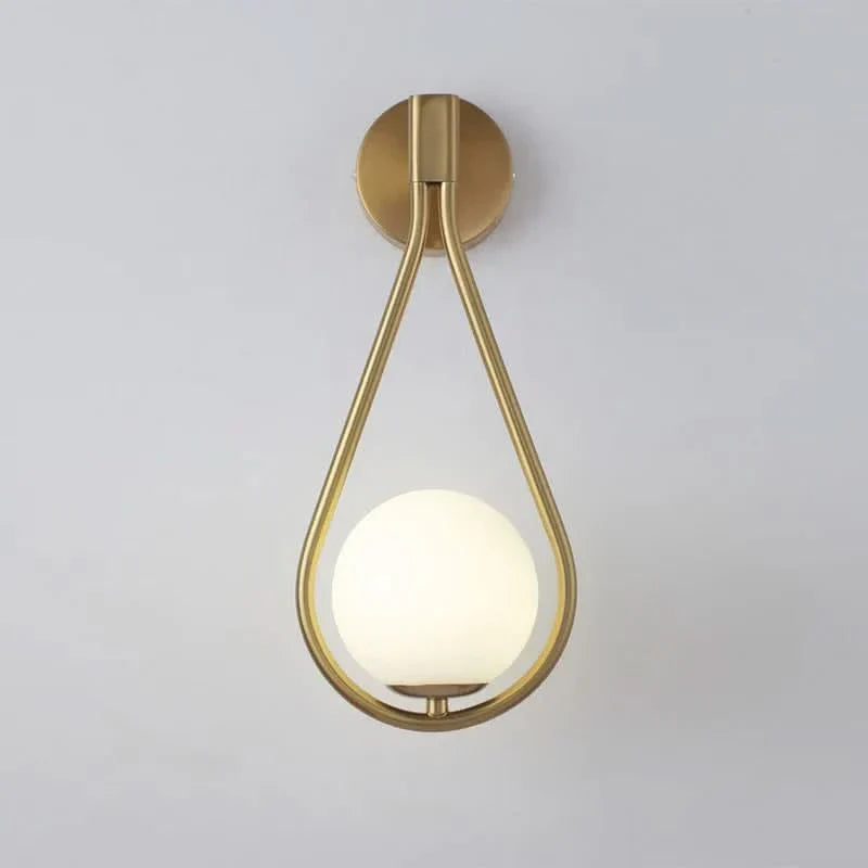 Curved Metal Arc Wall Sconce Arcolin – Product Detail 5