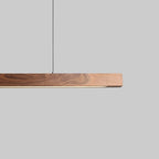 Scandinavian Wood Linear Pendant Oyaelindra – Ash finish detail