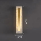 Hand-Finished Copper Marble Wall Sconce Helvor – Product Detail 5