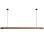 Linear Wood LED Pendant Cemion – Walnut Wood