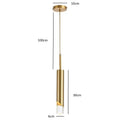 Aluminium Gold Pendant Light Dornex