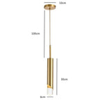 Aluminium Gold Pendant Light Dornex