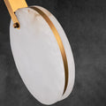 Hand-Finished Alabaster Cluster Chandelier Lalvex – Disc Detail, 1-Light Configuration