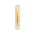 Hand-Finished Copper Marble Wall Sconce Helvor – Lifestyle View 4