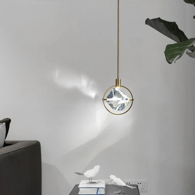 Geometric Ring Statement Pendant Light Cemora – Product Detail 5