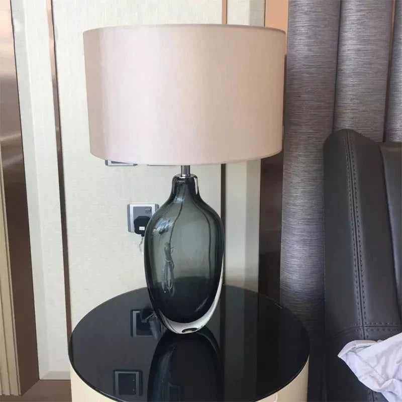 Premium Sculptural Bedside Lamp Cavmorath – Lifestyle View 3