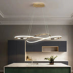 Refined Aluminium Linear Pendant Light Cemura – Lifestyle View 4