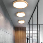 Solid Wood Drum Flush Ceiling Light Balero – Product Detail 8