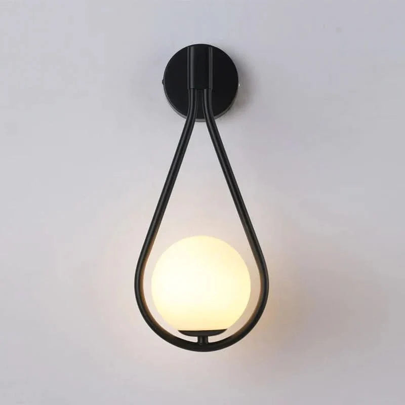 Curved Metal Arc Wall Sconce Arcolin – Lifestyle View 4
