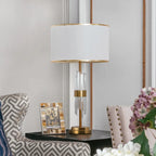 Minimalist Fabric Shade Table Lamp Velantis – Product Detail 11