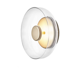 Layered Glass Disc Brass Wall Sconce Orbivex – Product Detail 6