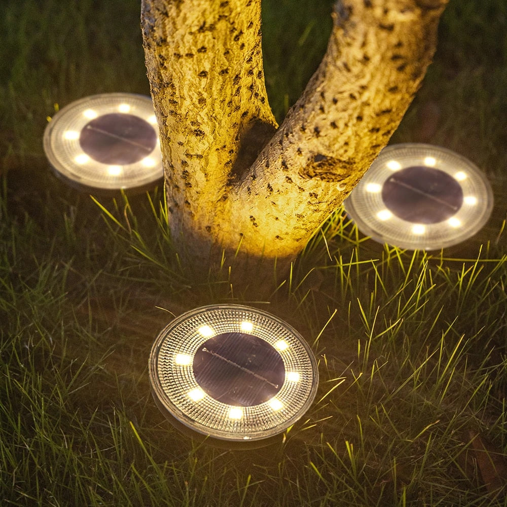 Solar LED Disc Ground Light Solivex
