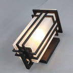 Minimal Iron Geometric Outdoor Light Kestral
