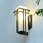 Minimal Iron Geometric Outdoor Light Kestral