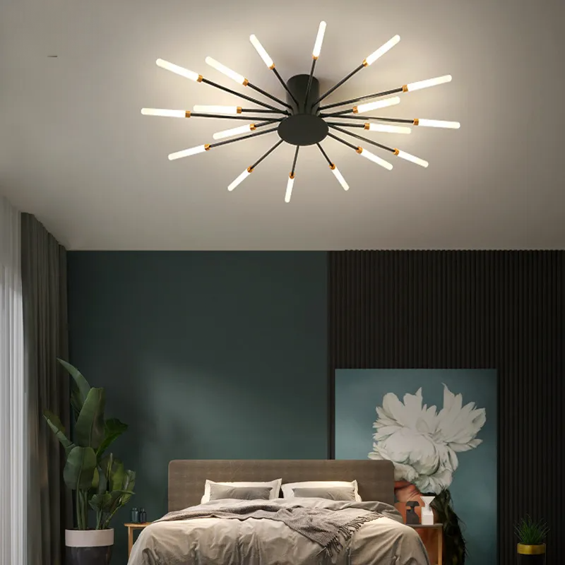 Radiant LED Wand Starburst Ceiling Light Anelux – View 26